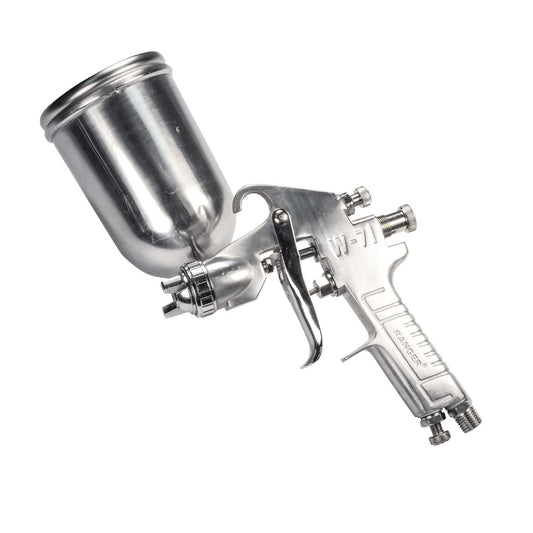1140008 Aerógrafo Alta Presión 400 ml 45-80 PSI 1,5 mm con vaso de aluminio, Ranger
