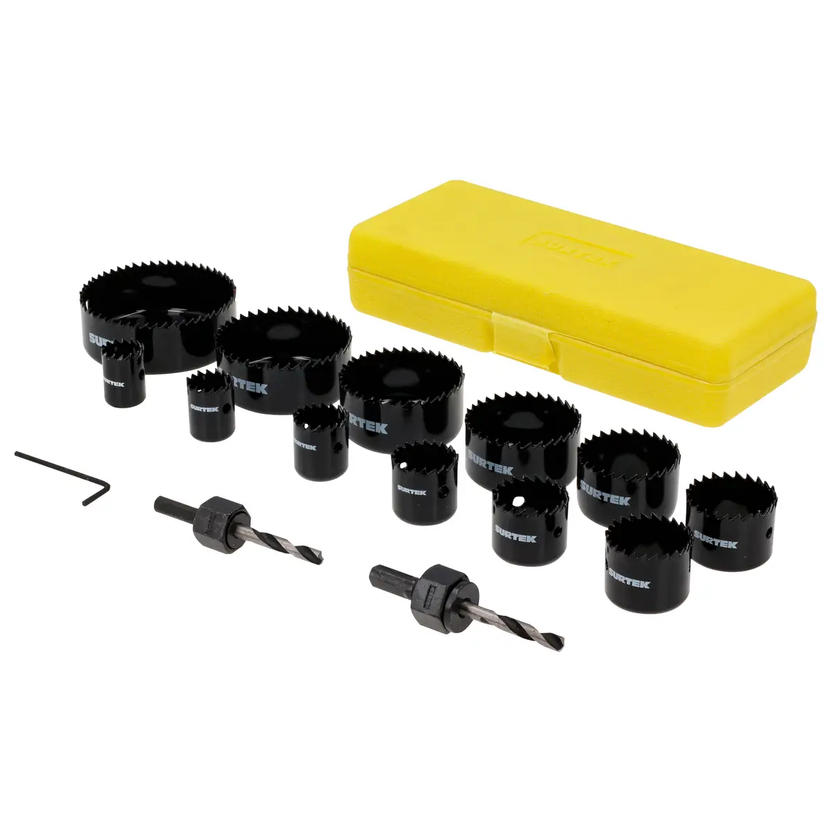 120754 Kit de sierra copa - sierras cortacírculos 15 piezas