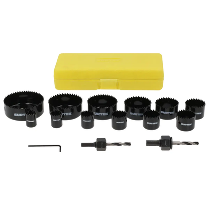 120754 Kit de sierra copa - sierras cortacírculos 15 piezas