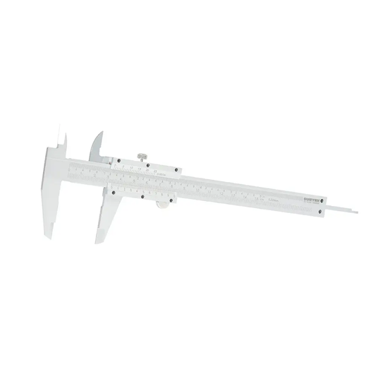 122203 Calibrador pie de rey en pulgadas y milimétrico vernier 0-6"