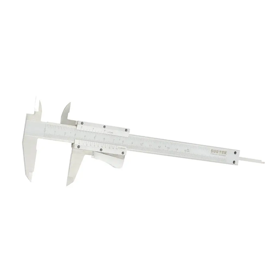 122206 Calibrador pie de rey en pulgadas y milimétrico vernier 0-6"