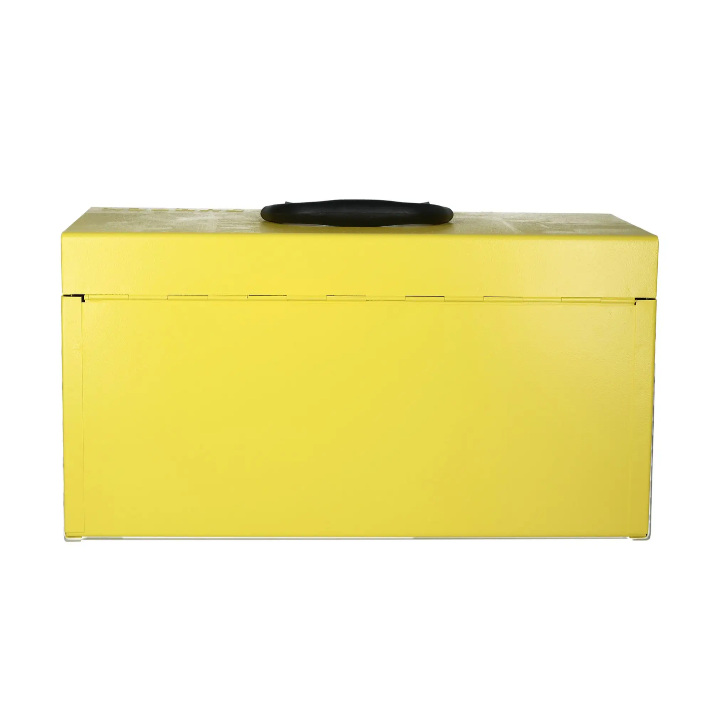 125107 Caja metálica amarilla 2 gavetas 18" X 9" X 11"