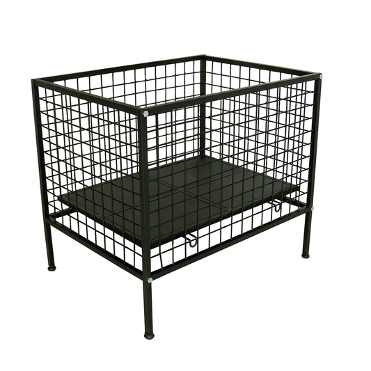 126524 Exhinidor botadero metálico negro 80 X 70 X 60 cm