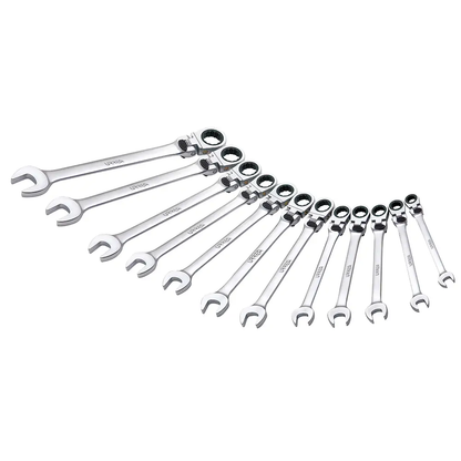 12MF12M Juego de llaves Spline pulido espejo escualizable 12 piezas 8 a 19 mm, uso pesado, Urrea