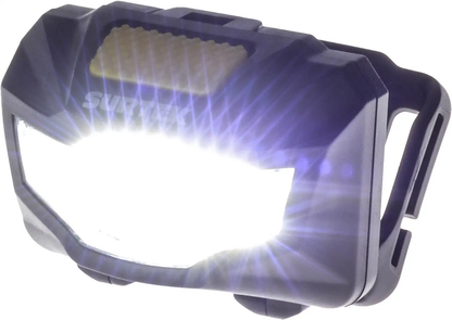 135906 Linterna LED para cabeza, tipo minero a baterías 3 AAA 120 lm