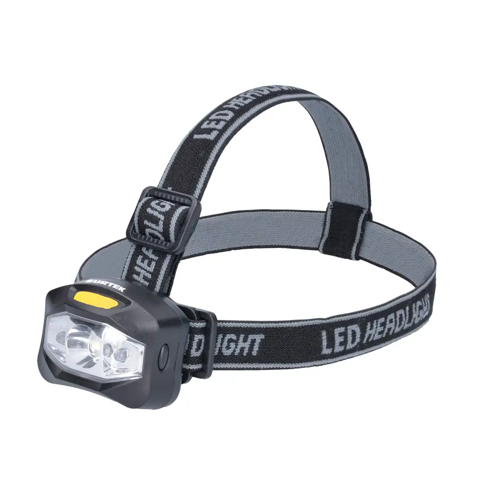 135907 Linterna LED para cabeza, tipo minero a baterías 3 pilas AAA 160 lm