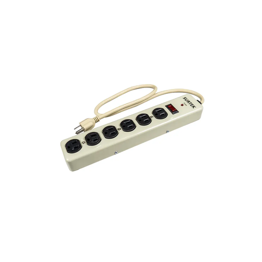 136222 Supresor de picos 6 entradas cable 600J, de 75 cm