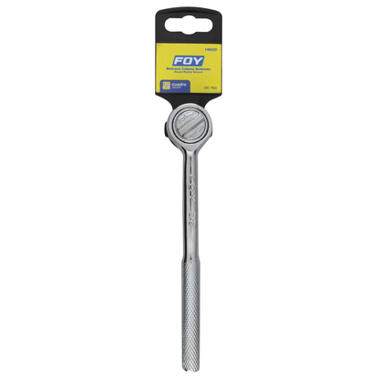140439 Ratchet 3/8" cabeza redonda mango moleteado