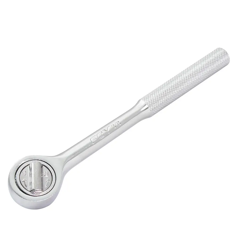140439 Ratchet 3/8" cabeza redonda mango moleteado