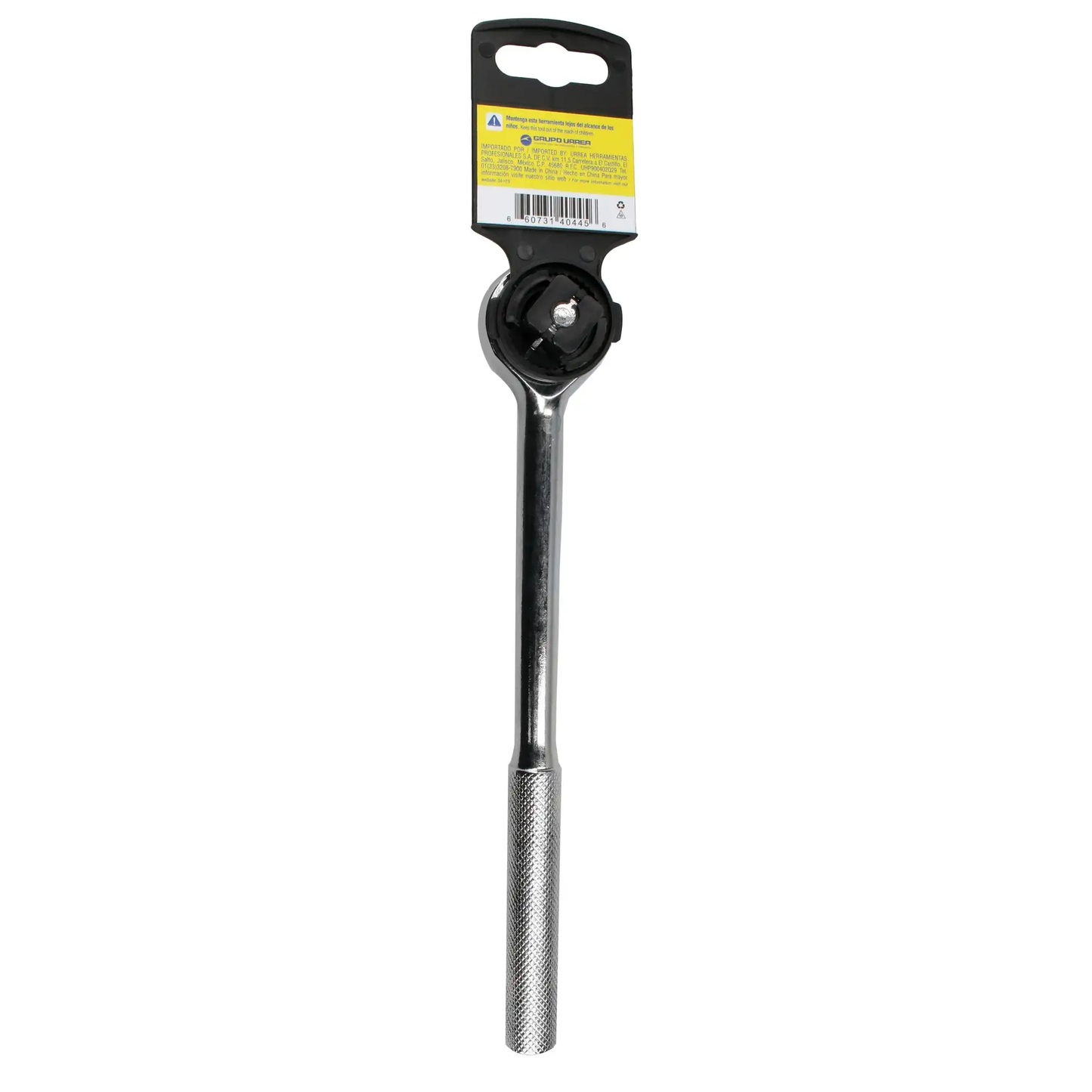 140445 Ratchet 1/2" cabeza redondonda mango moleteado