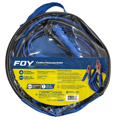 140975 Cables pasa corriente para iniciar 2 m