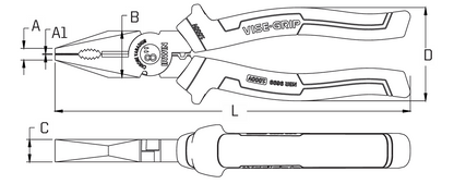 Alicate aislado universal 8" 1000V Vise-Grip Irwin