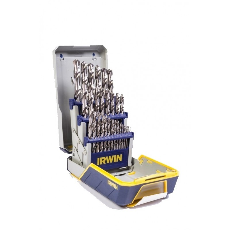 1865296 Juego de brocas HSS 1/16" - 1/2" 29 piezas Irwin