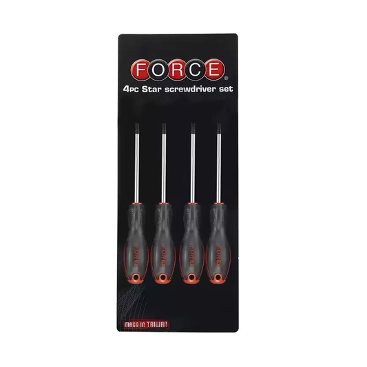 Force 2044ST juego 4 destornilladores torx de seguridad T6H-T9H