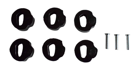 Kit reparacion corona clutch yamaha ybr 125- libero 125 y xtz 125 (mod 13-16) (tres remaches-seis cauchos)