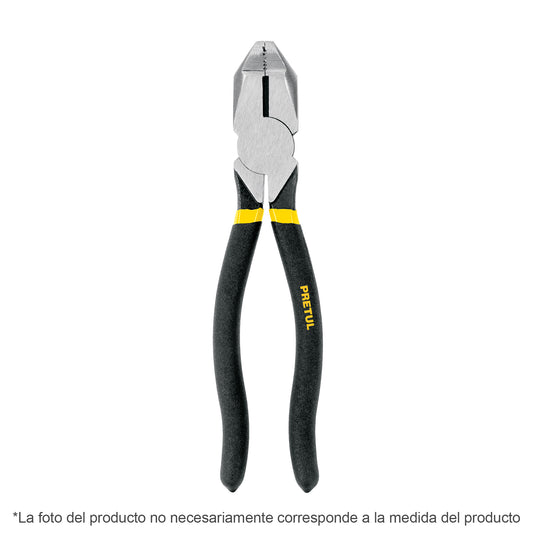 219-P Alicate de electricista pesado 9", mango en PVC, Pretul