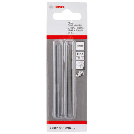 Cuchilla para cepilladora de carburo de tungsteno Bosch 82 mm x 5.5 mm 2 Unidades