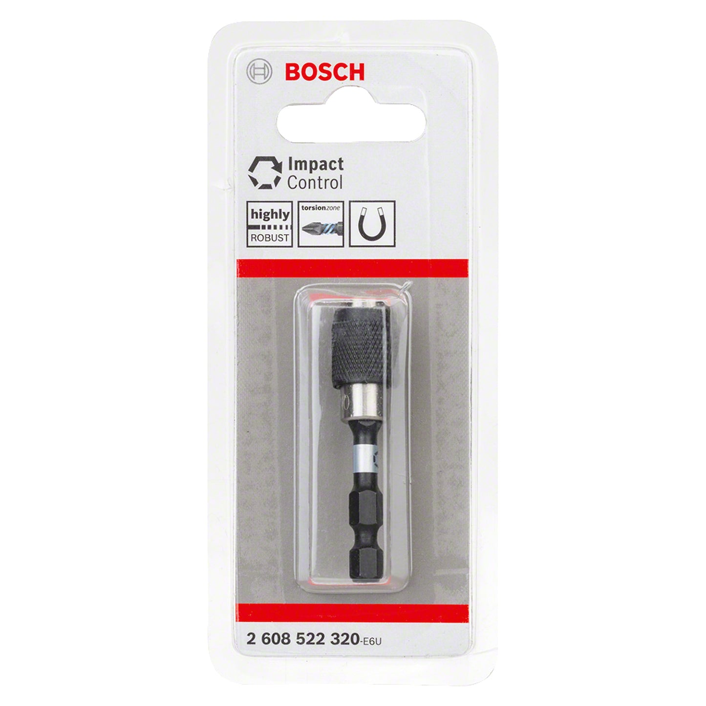Adaptador Magnetico Universal para Puntas Impact Control, encastre 1/4", longitud 60mm