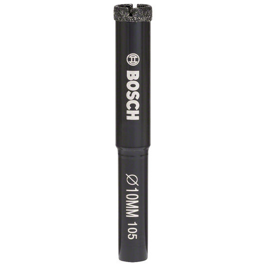 Broca de diamante para agujerear en húmedo cerámica dura Ø10 x 30 x 65 mm