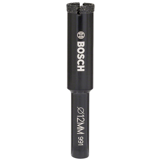 Broca de diamante para agujerear en húmedo cerámica dura Ø12 x 30 x 65 mm