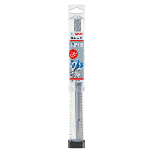 Broca para concreto Bosch SDS Max-8X Ø3/4"x8"x13"