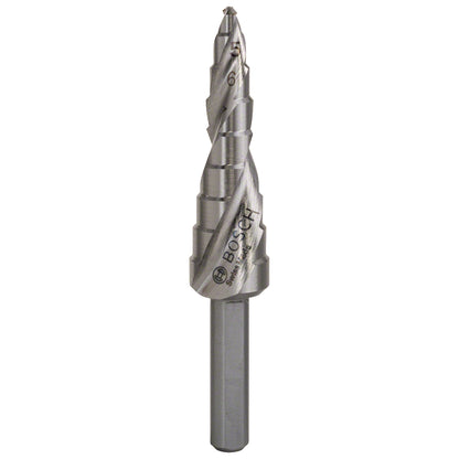 Broca escalonada para Metal Bosch Acero Rápido HSS 4,0-12,0mm 9 diametros