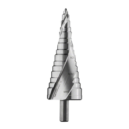 Broca escalonada para Metal Bosch Acero Rápido HSS 6,0-40,5mm M10-M40 16 diametros