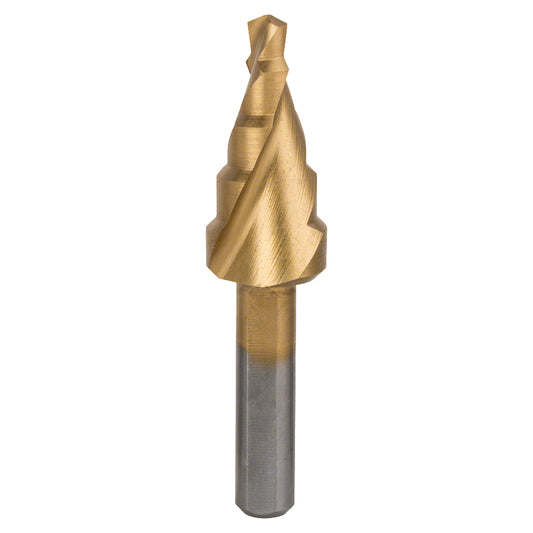 Broca escalonada para Metal Bosch Acero Rápido con Titanio HSS-TiN 4,0-12,0mm 5 diametros