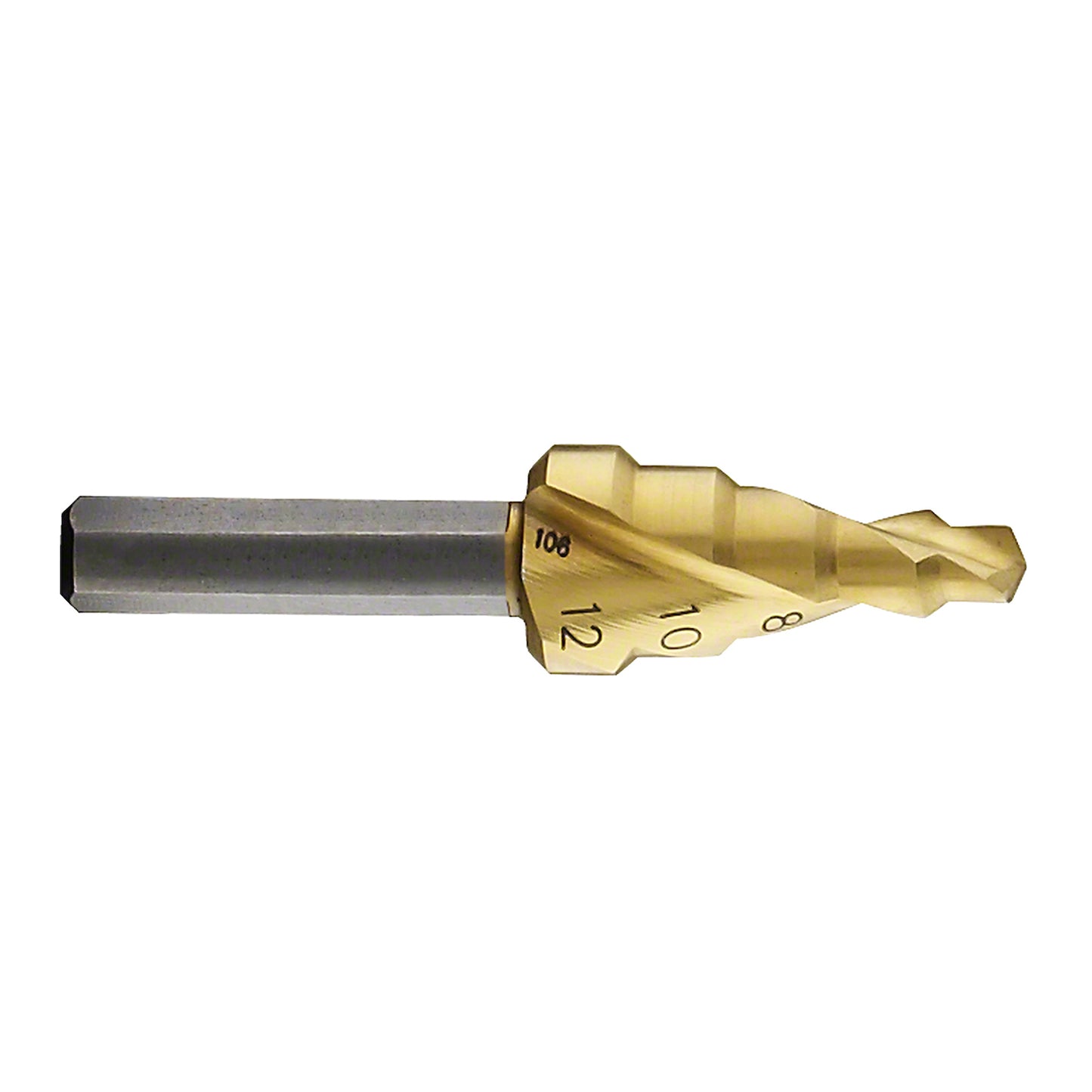 Broca escalonada para Metal Bosch Acero Rápido con Titanio HSS-TiN 4,0-12,0mm 5 diametros