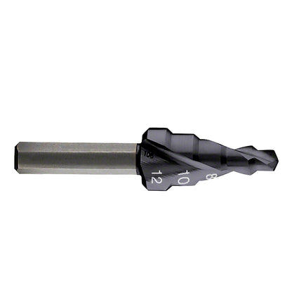 Broca escalonada para Metal Bosch Acero Rápido con aluminio y Titanio HSS-AlTiN 4,0-12,0mm 5 diametros