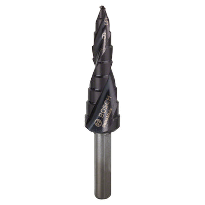 Broca escalonada para Metal Bosch Acero Rápido con aluminio y Titanio HSS-AlTiN 4,0-12,0mm 5 diametros