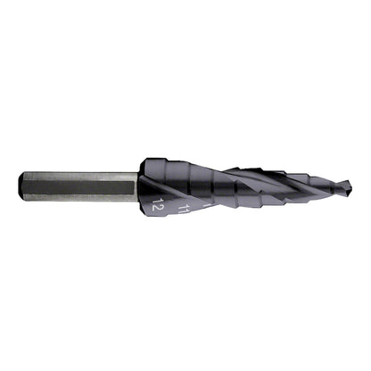 Broca escalonada para Metal Bosch Acero Rápido con aluminio y Titanio HSS-AlTiN 4,0-12,0mm 5 diametros