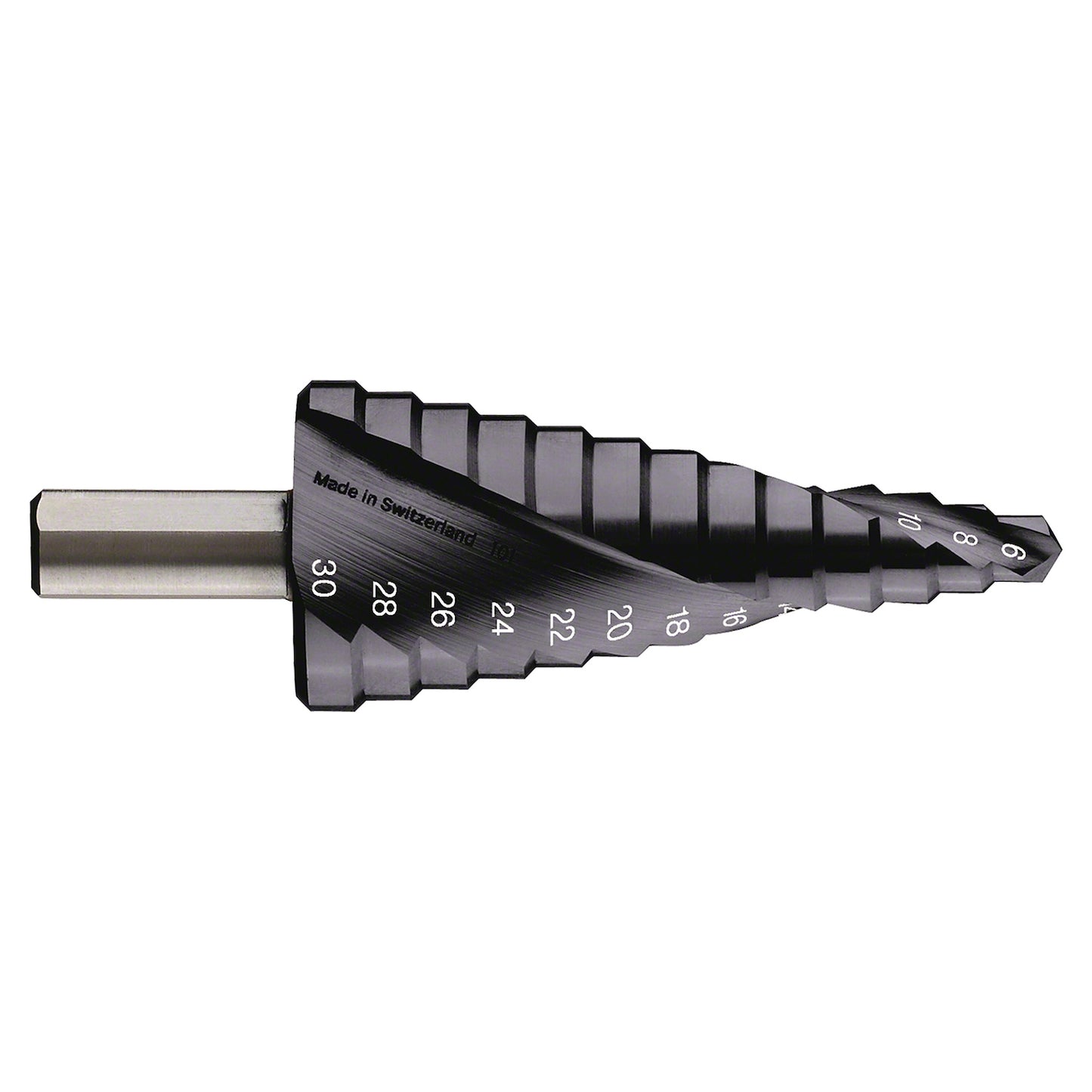 Broca escalonada para Metal Bosch Acero Rápido con aluminio y Titanio HSS-AlTiN 4,0-12,0mm 5 diametros