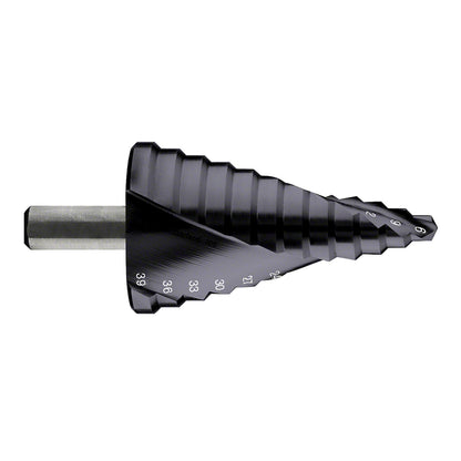 Broca escalonada para Metal Bosch Acero Rápido con aluminio y Titanio HSS-AlTiN 4,0-12,0mm 5 diametros