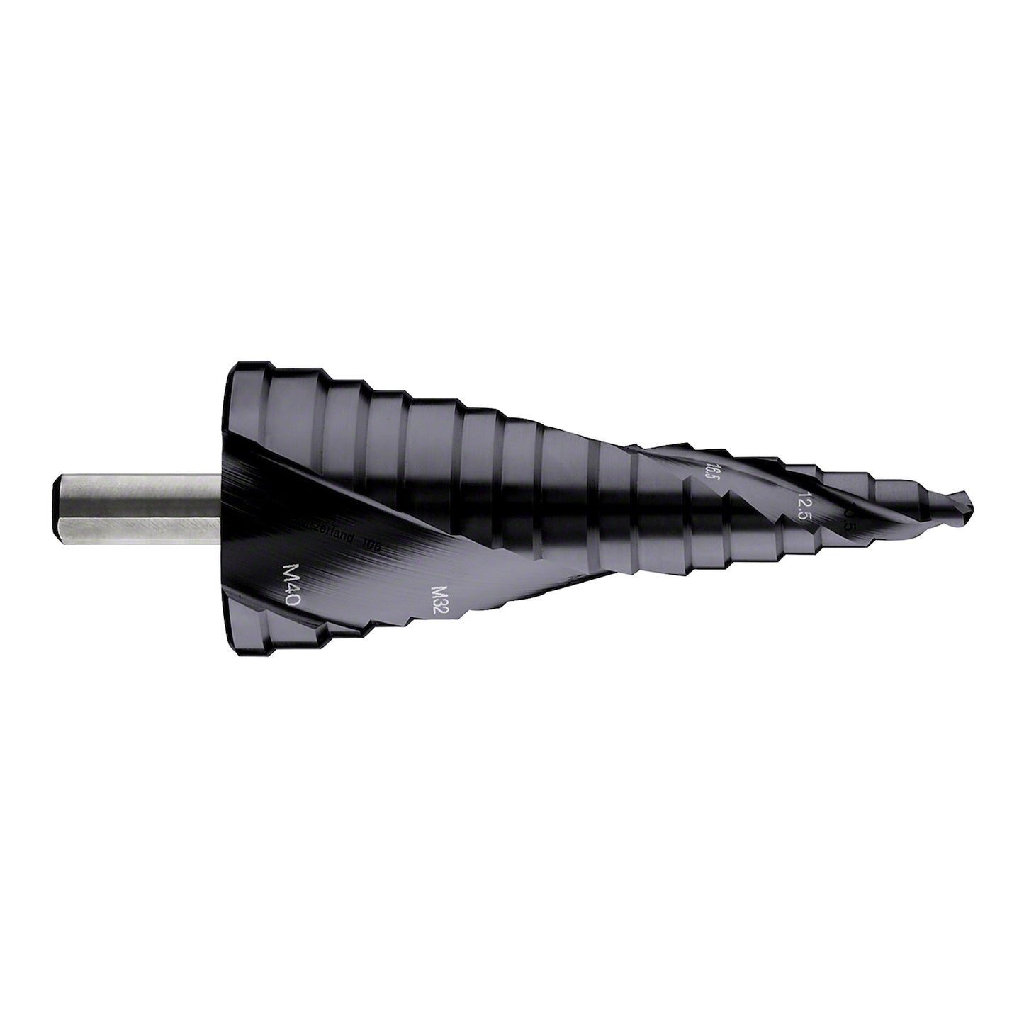 Broca escalonada para Metal Bosch Acero Rápido con aluminio y Titanio HSS-AlTiN 4,0-12,0mm 5 diametros