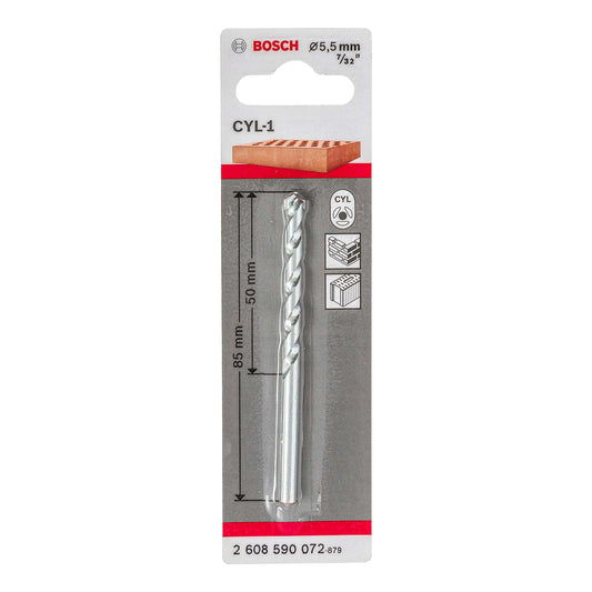 Broca para concreto Bosch CYL-1 Ø5,5x50x85mm