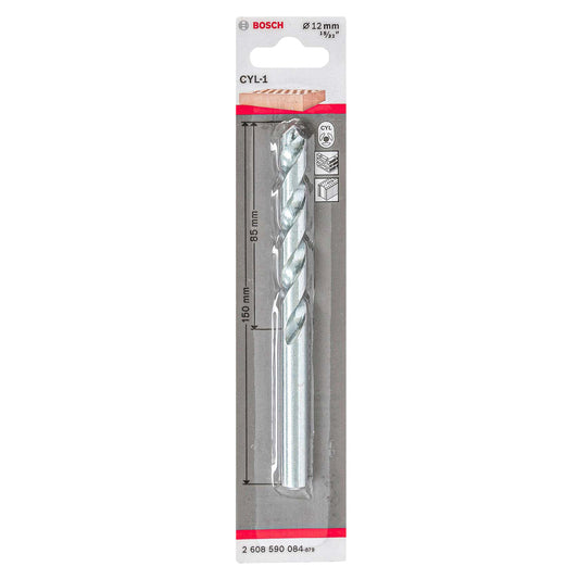 Broca para concreto Bosch CYL-1 Ø12x85x150mm