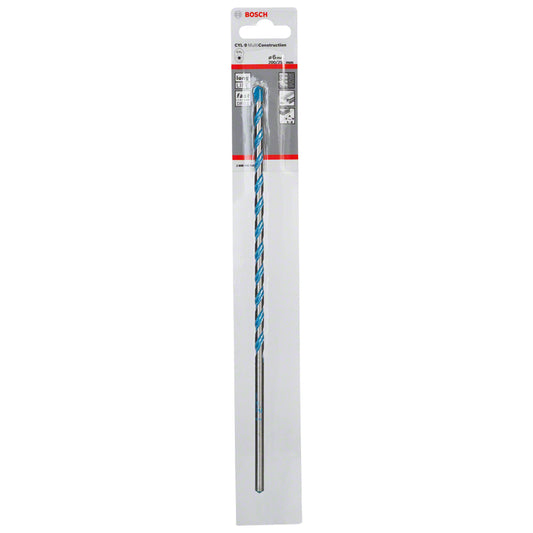 Broca Multimaterial encastre cilíndrico CYL-9 multiconstrucción Ø6 x 200 x 250 mm