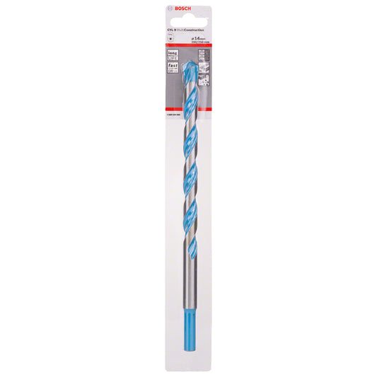 Broca Multimaterial encastre cilíndrico CYL-9 multiconstrucción Ø14 x 200 x 250 mm