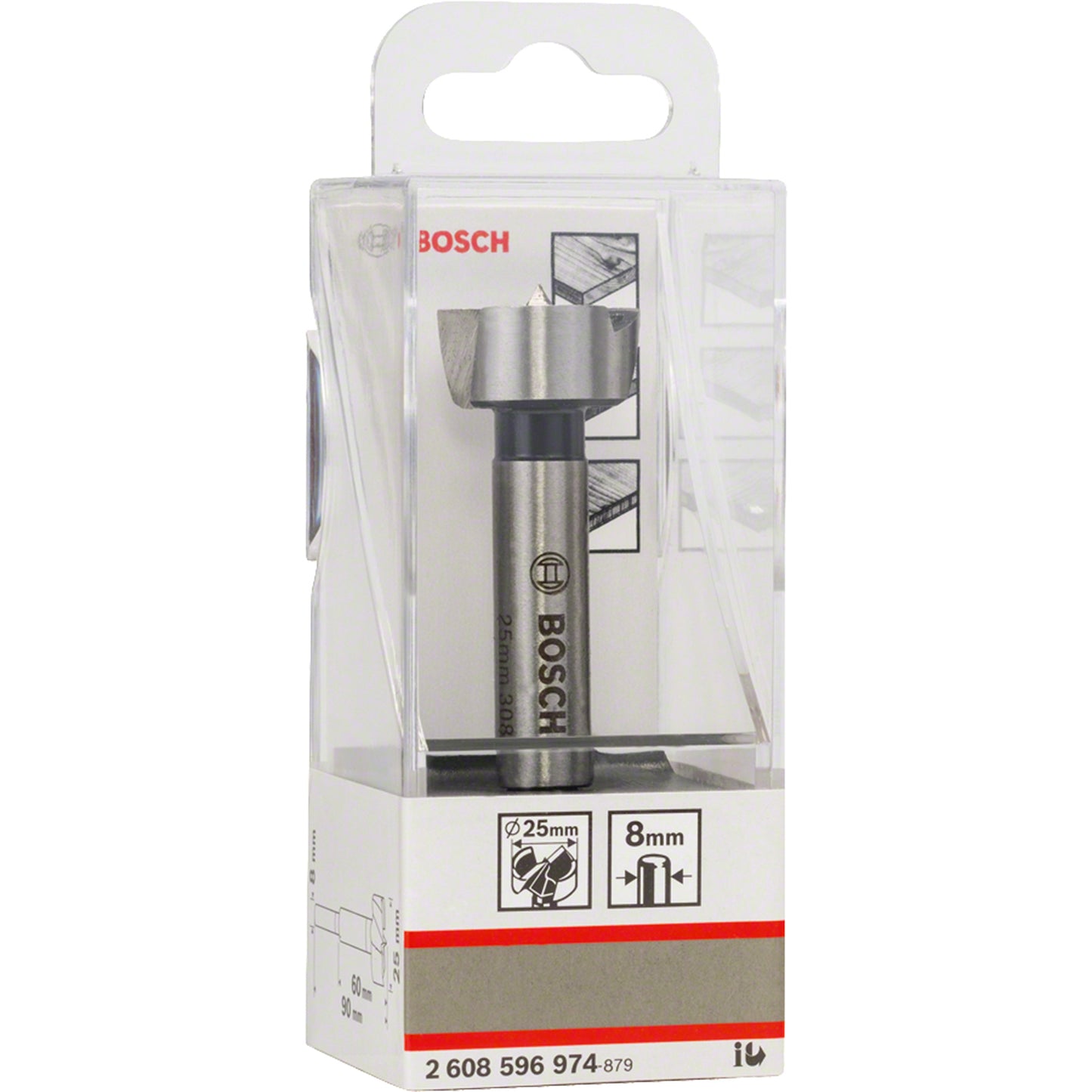 Broca para Madera Fresadora Forstner 25,0mm