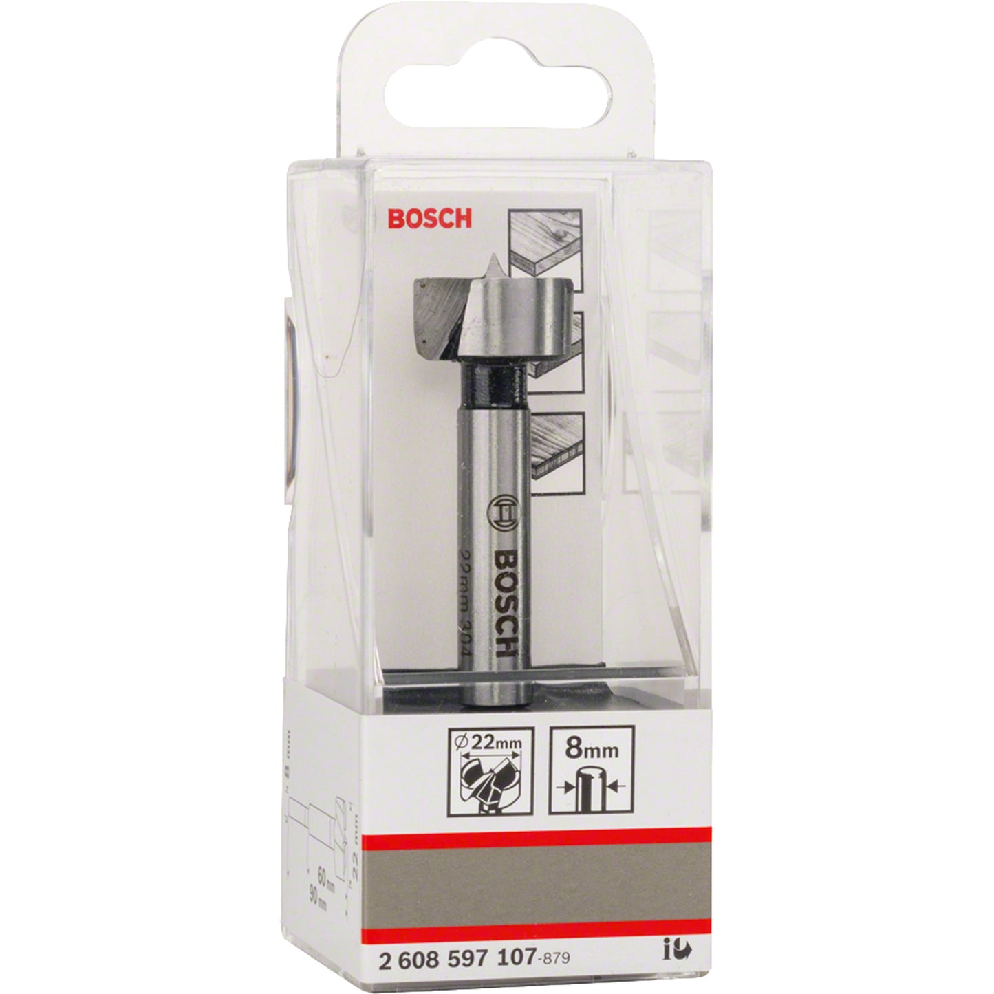 Broca para Madera Fresadora Forstner 22,0mm