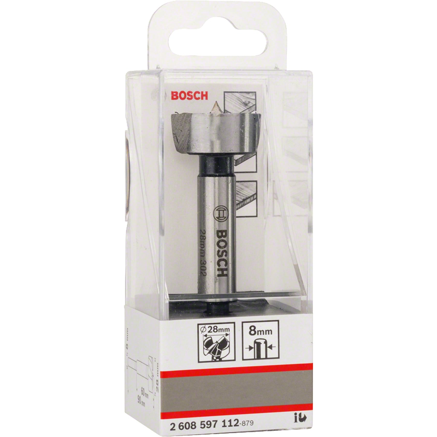 Broca para Madera Fresadora Forstner 28,0mm