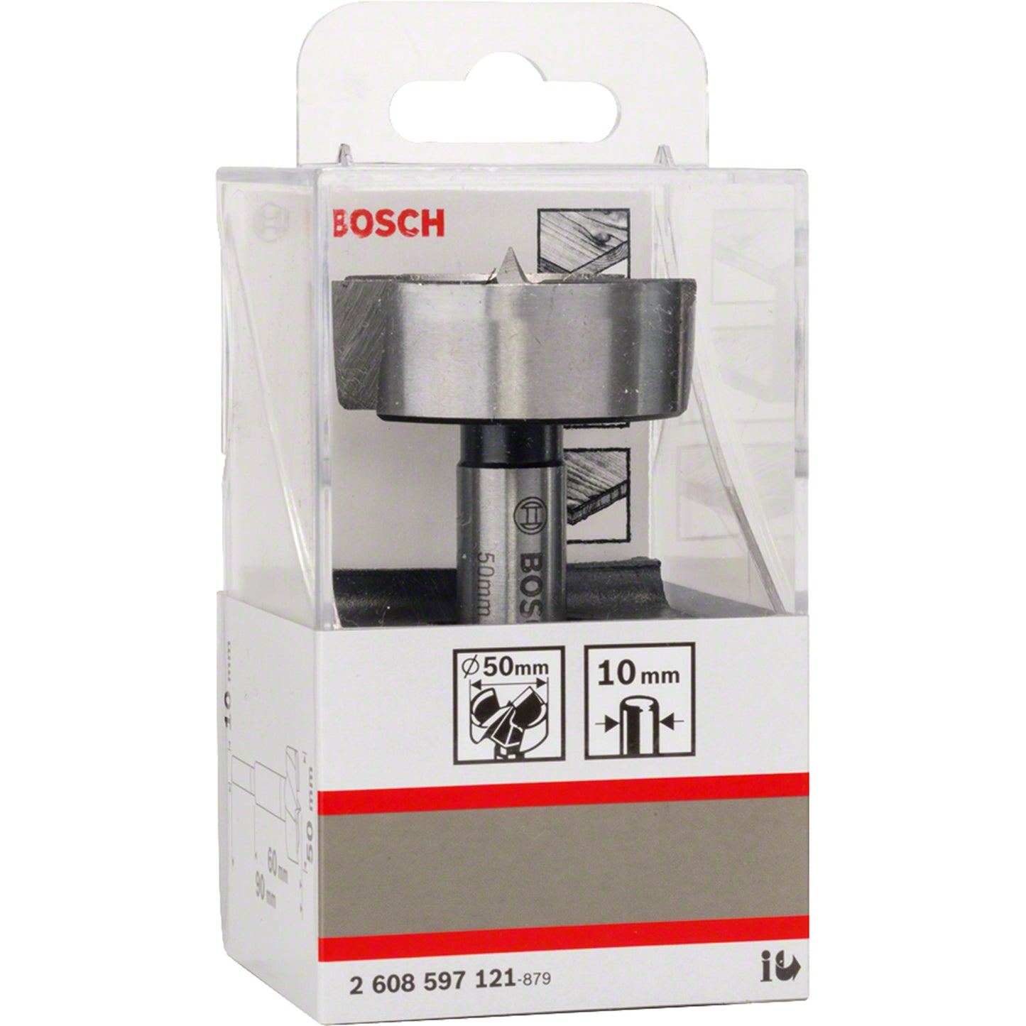 Broca para Madera Fresadora Forstner 50,0mm