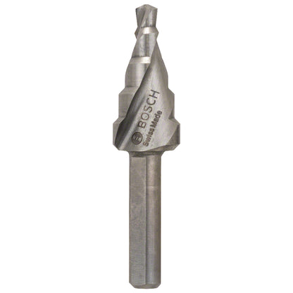 Broca escalonada para Metal Bosch Acero Rápido HSS 4,0-12,0mm 5 diametros