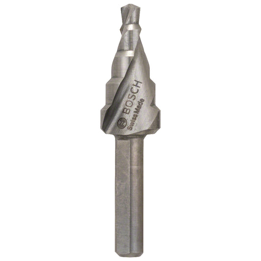 Broca escalonada para Metal Bosch Acero Rápido HSS 4,0-12,0mm 5 diametros