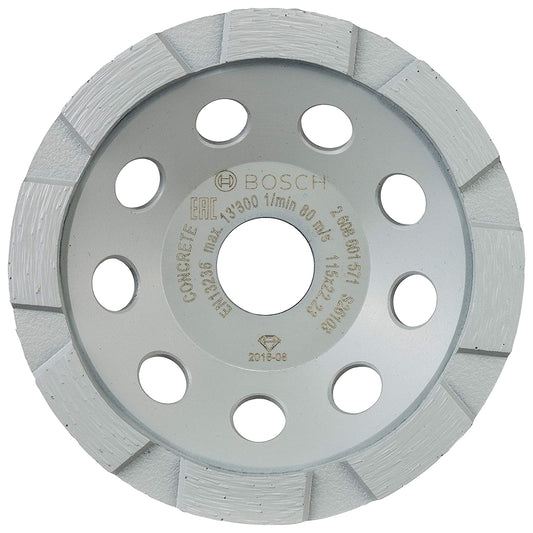 Copa Diamantada Bosch Standard for Concrete 115x22,23x3mm