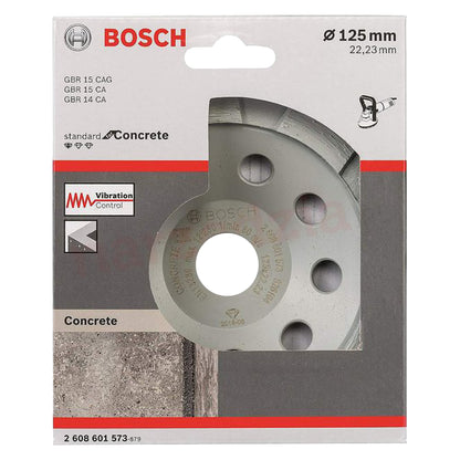 Copa Diamantada Bosch Standard for Concrete 125x22,23x5mm