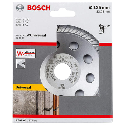 Copa Diamantada Bosch Standard for Universal 125x22,23x5mm