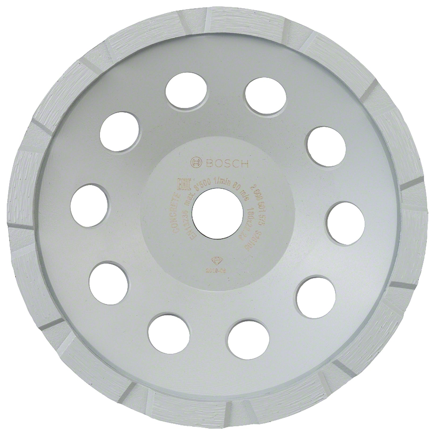Copa Diamantada Bosch Standard for Concrete 180x22,23x5mm
