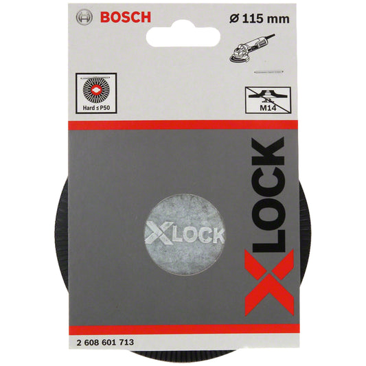 1 Plato de Goma X-LOCK Bosch para Disco de Fibra duro 115mm